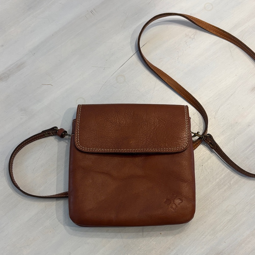 Patricia Nash Brown Leather Crossbody Bag - Excellent condition
